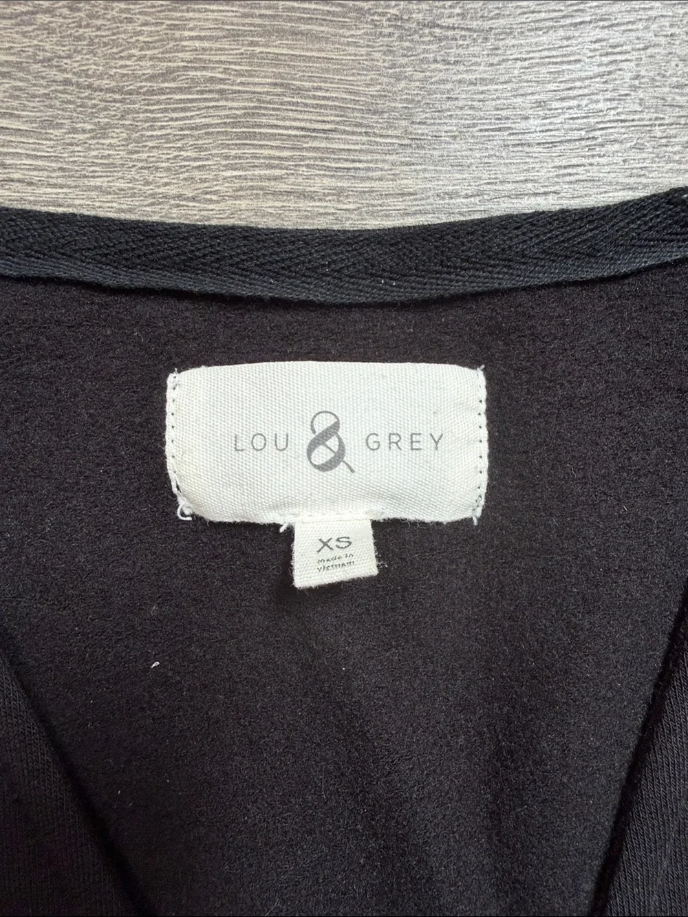 Lou & Grey Black Sleeveless Wrap Jumpsuit | XS | Pockets - Picture 2 of 3